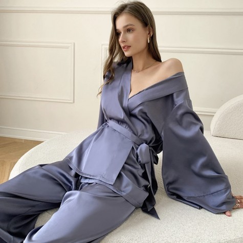 SILK  PAJAMA SET