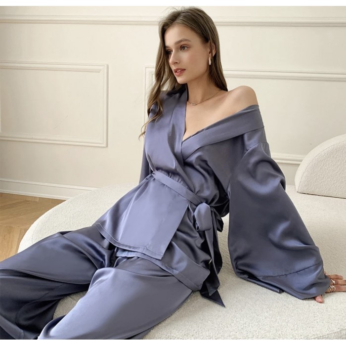 SILK  PAJAMA SET